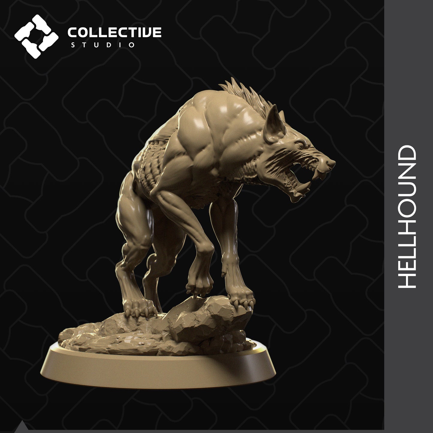 Höllenhund Tabletop Miniatur - Collective Studio