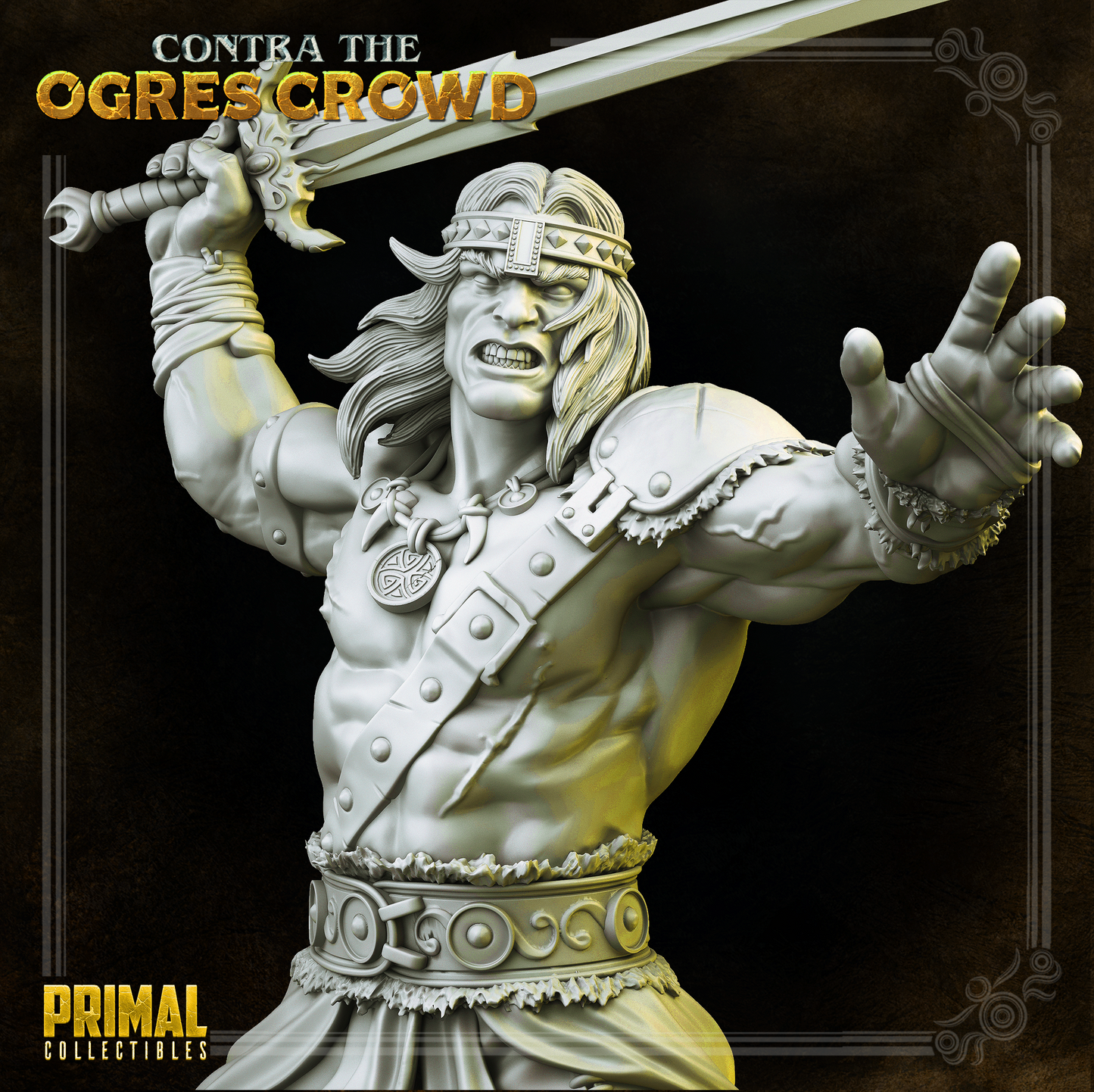 Held Boris der Barbar | The Barbarian Miniatur | Tabletop - Primal Collectibles