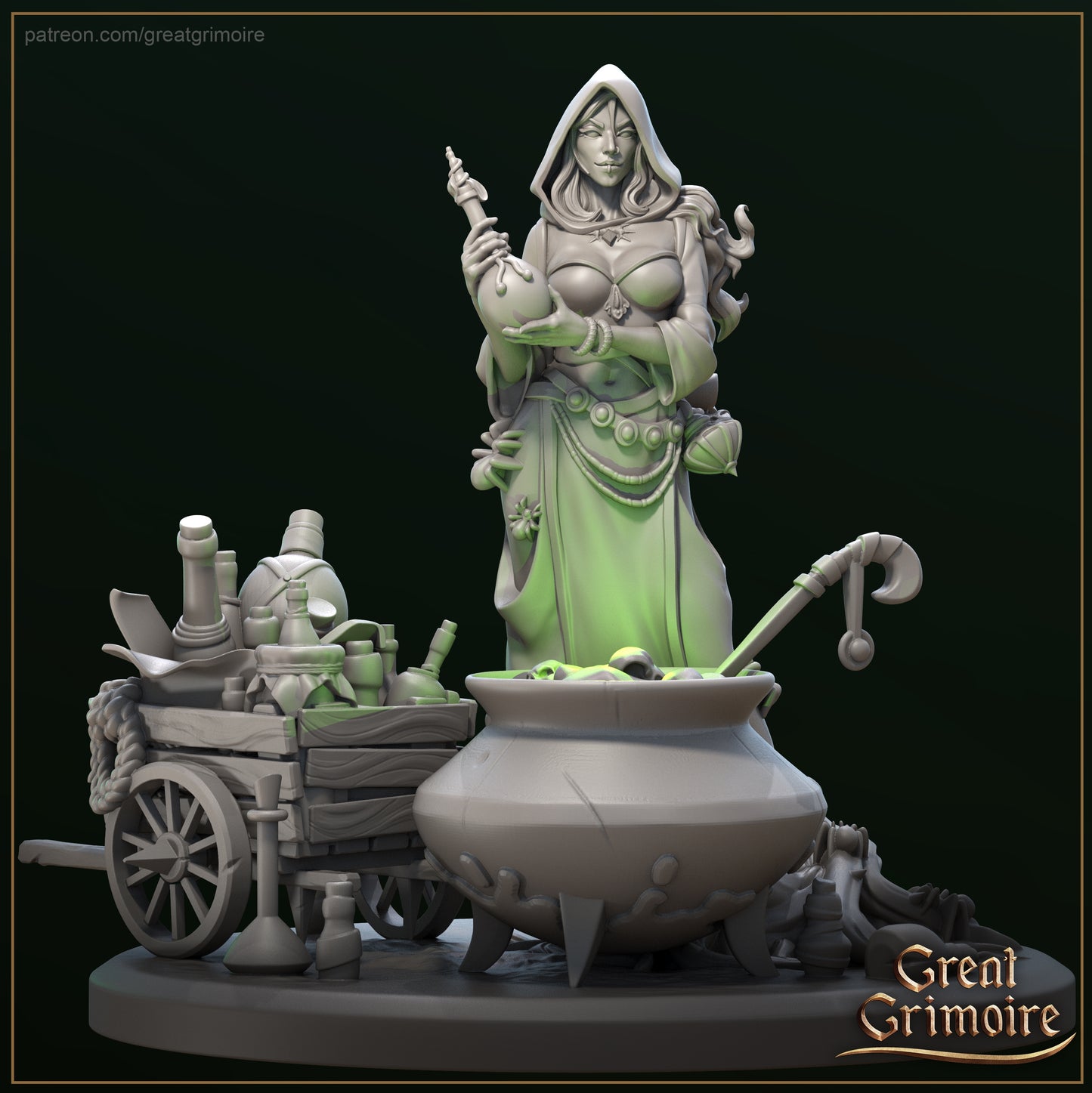 Alchemistin Lady Naya Miniatur | Händler - Great Grimoire