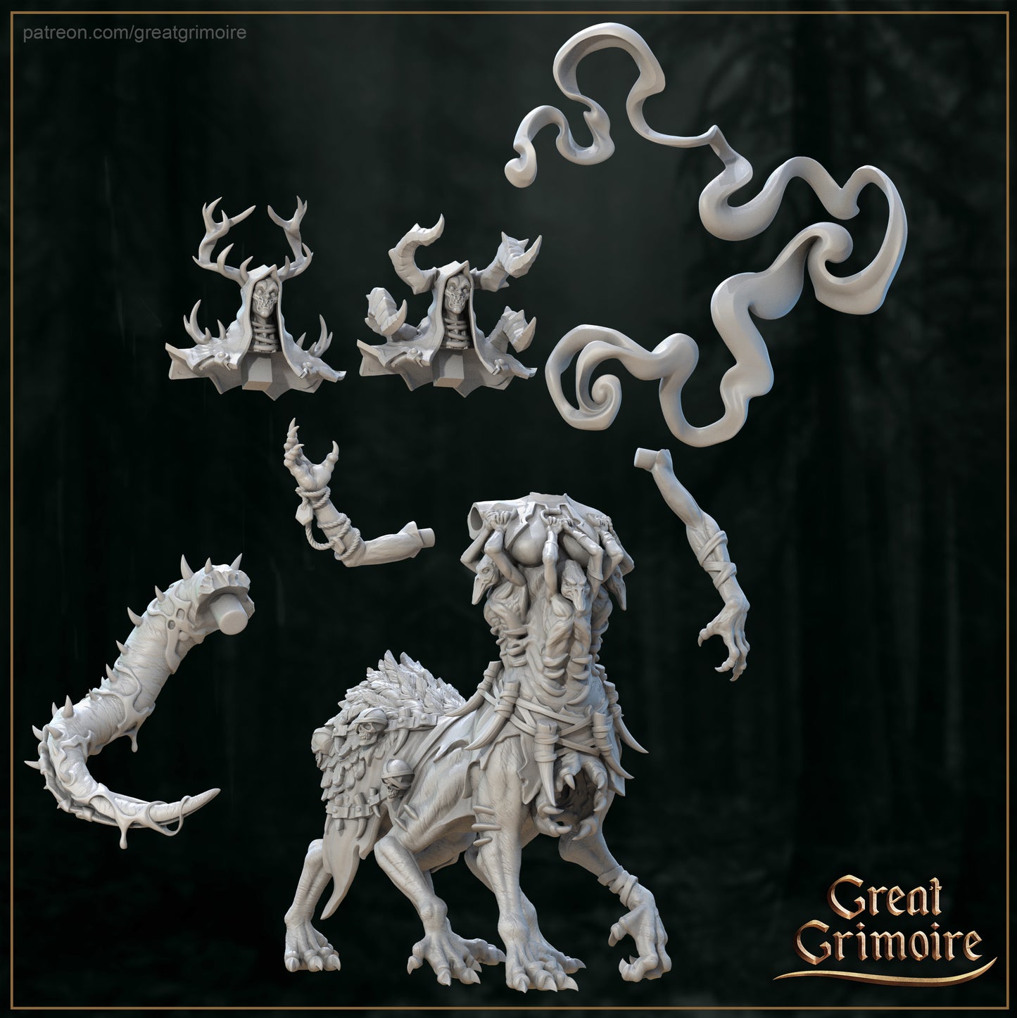 Lord of the Forest Miniatur | Druid | Great Grimoire