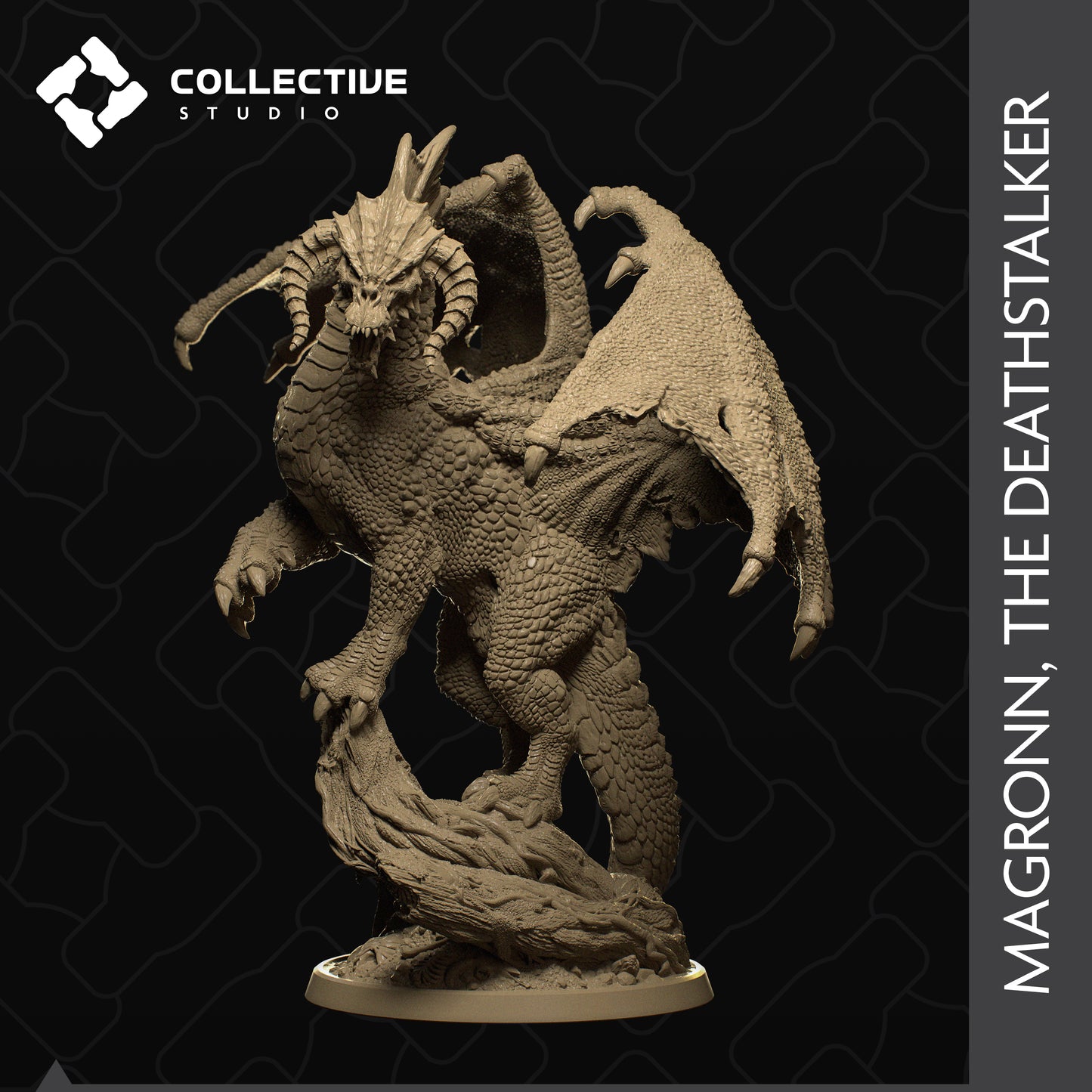Magronn The Deathstalker - Drache Boss Miniatur | Dungeons and Dragons | Tabletop | D&D | Collective Studio