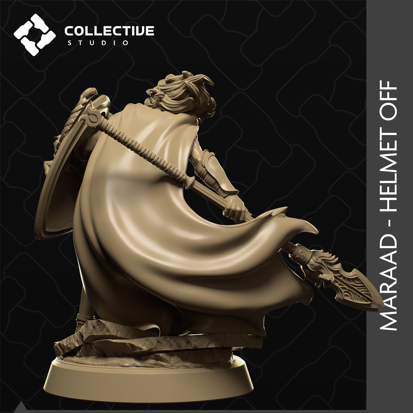Maraad Gladiator Miniatur | 2 Posen - Krieger - Collective Studio