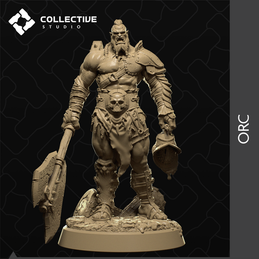 Ork Barbar Miniatur | Gladiator - Collective Studio