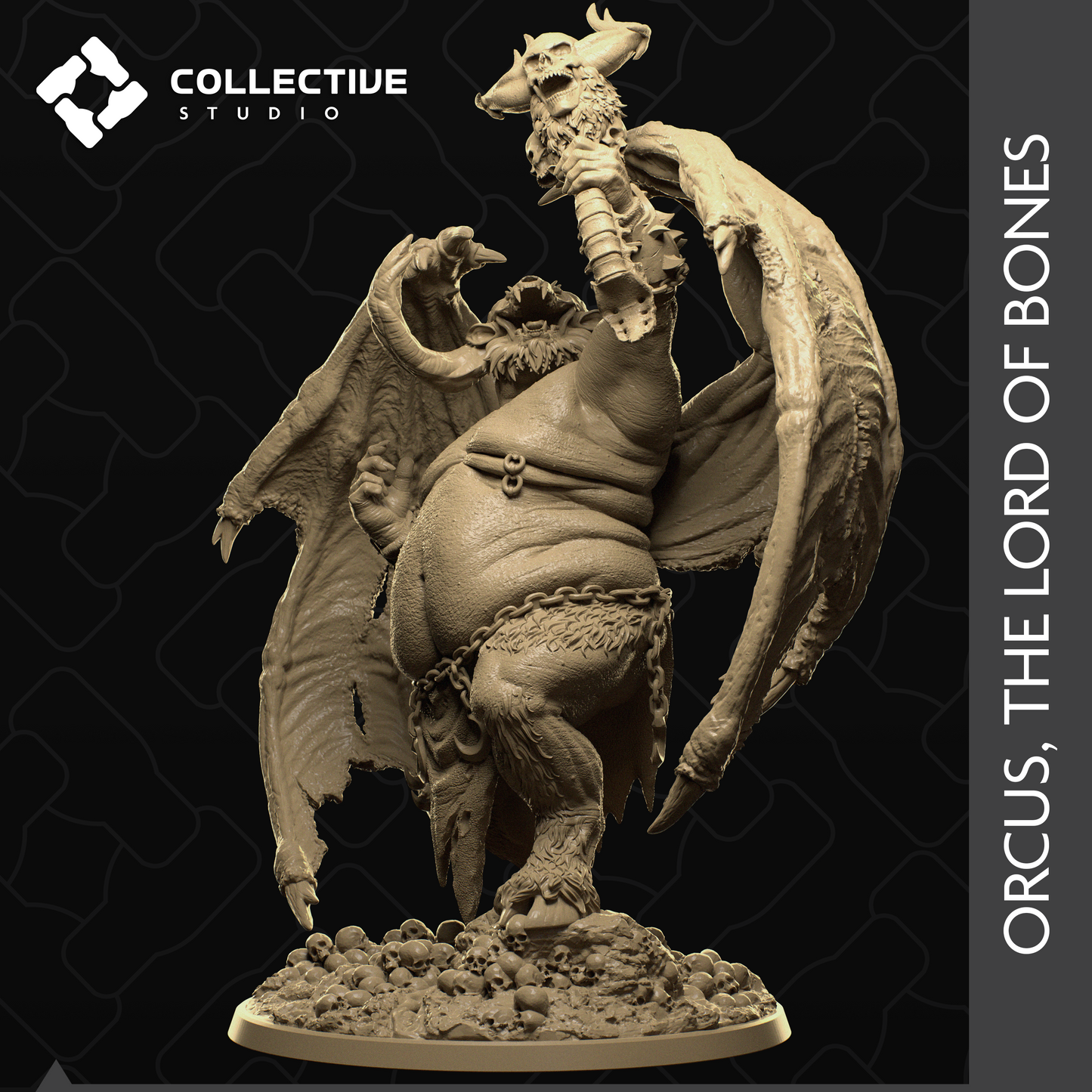 Dämon Orcus Miniatur | Lord of Bones Boss Miniatur | Collective Studio