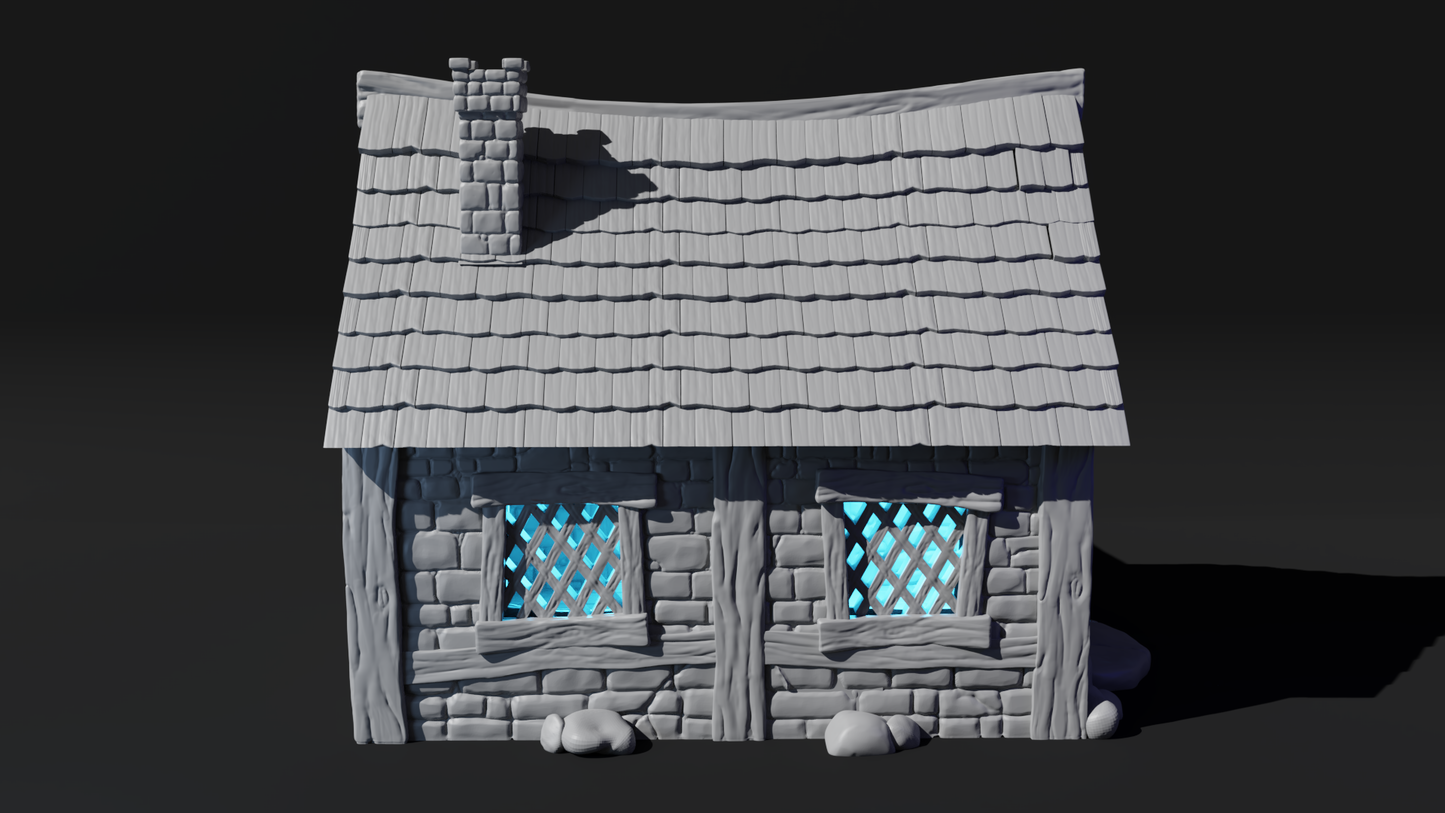 Mittelalterliches Fantasy Haus 2 Miniatur - Caledonia Miniatures