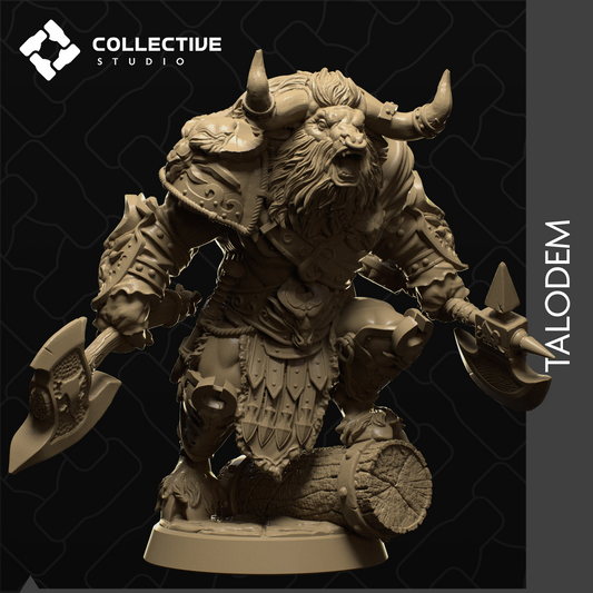 Minotaur Krieger Miniatur | Collective Studio