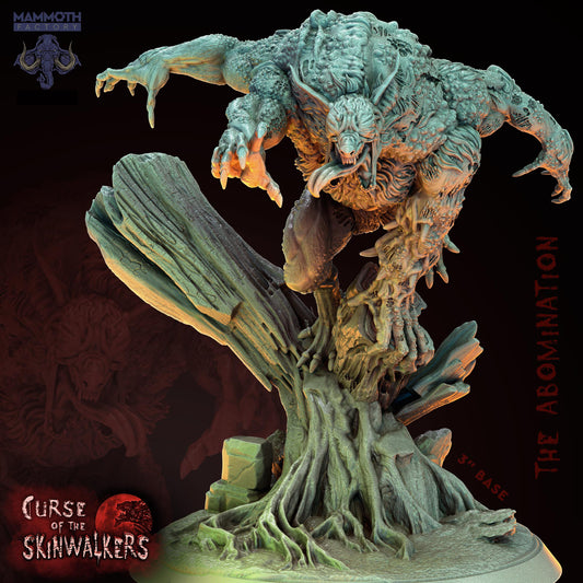 Die Abscheulichkeit von Kosuluth - Lykanthrop - Werwolf Miniatur- Tabletop | Dungeons and Dragons | Mammoth Factory