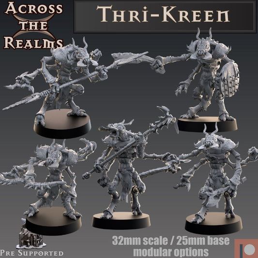 Thri-kreen Insekten Kriegen Miniatur - Across the Realms