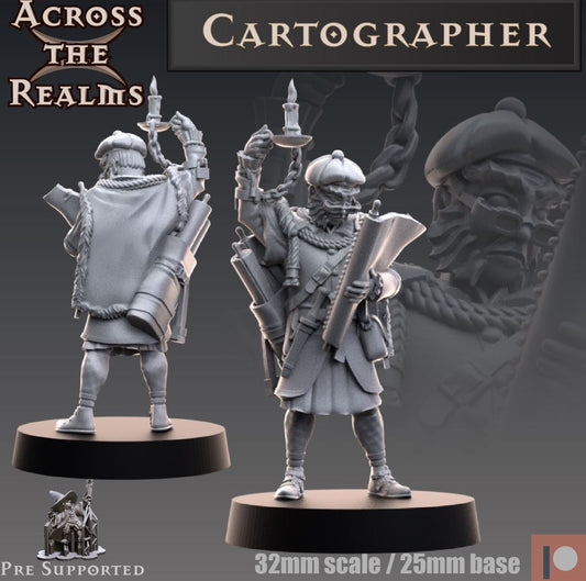 NPC Miniatur, Kartenzeichner - Across the Realms