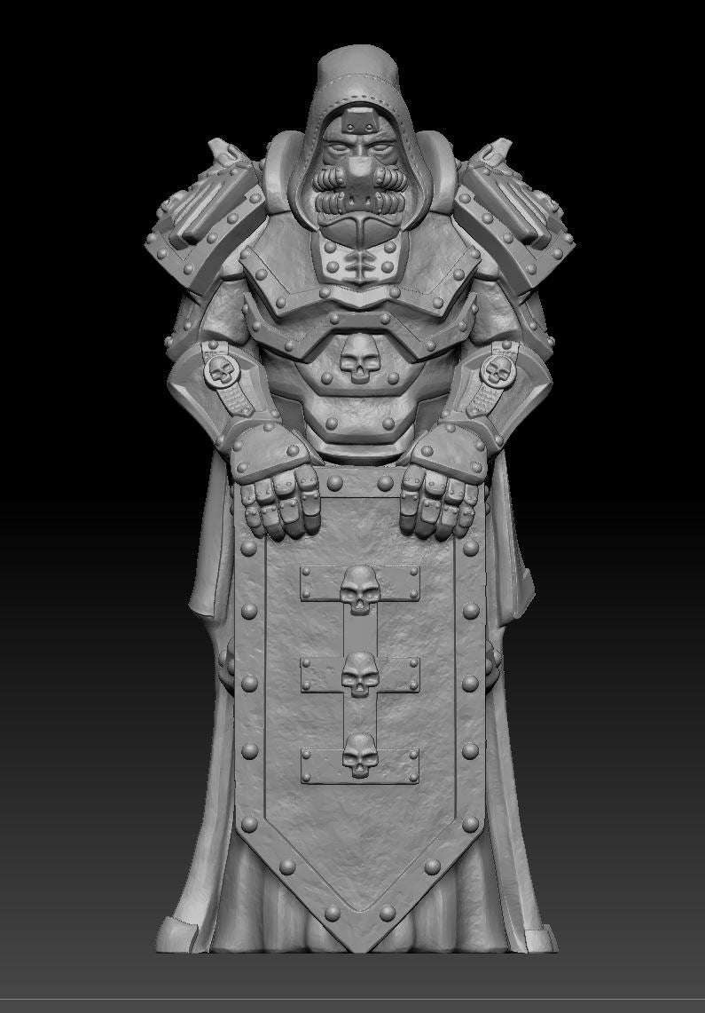 Templar Paladin Statue Miniature - Astland Designs