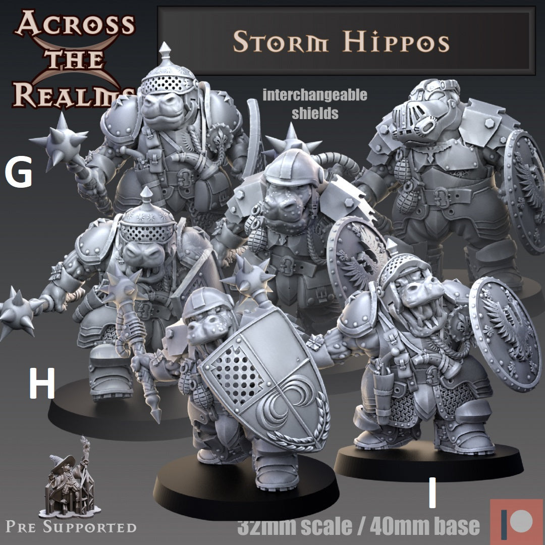 Storm Hippos Tabletop Miniatur - Across the Realms