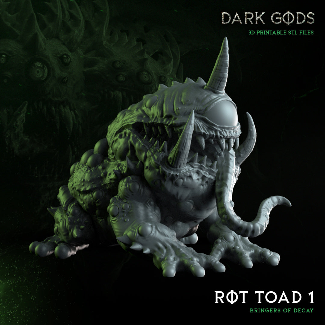 Rot Toads Miniatur von Dark Gods