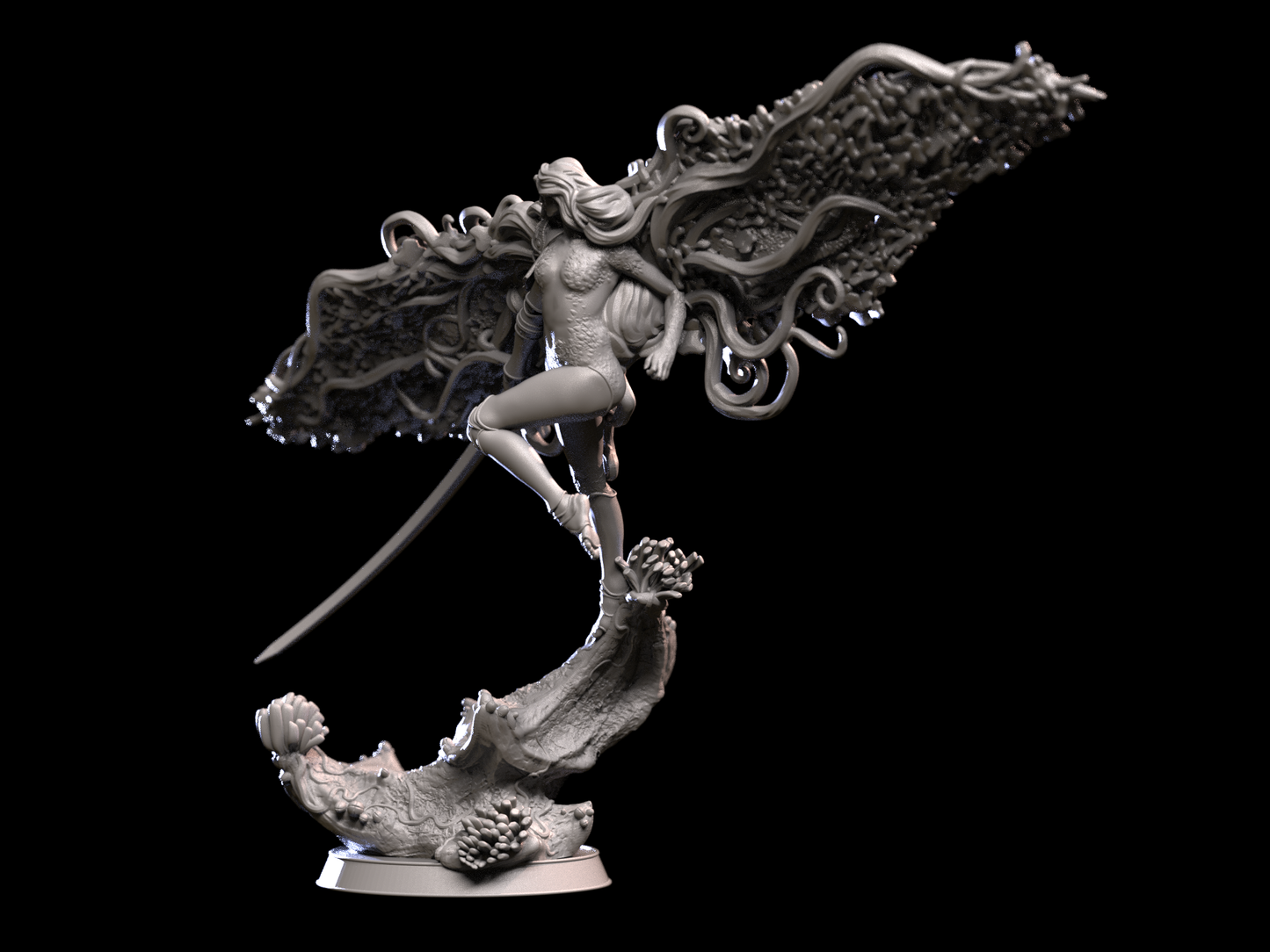 Malenia Blade of Miquella Goddess of Rot - Miniatur - Fanart
