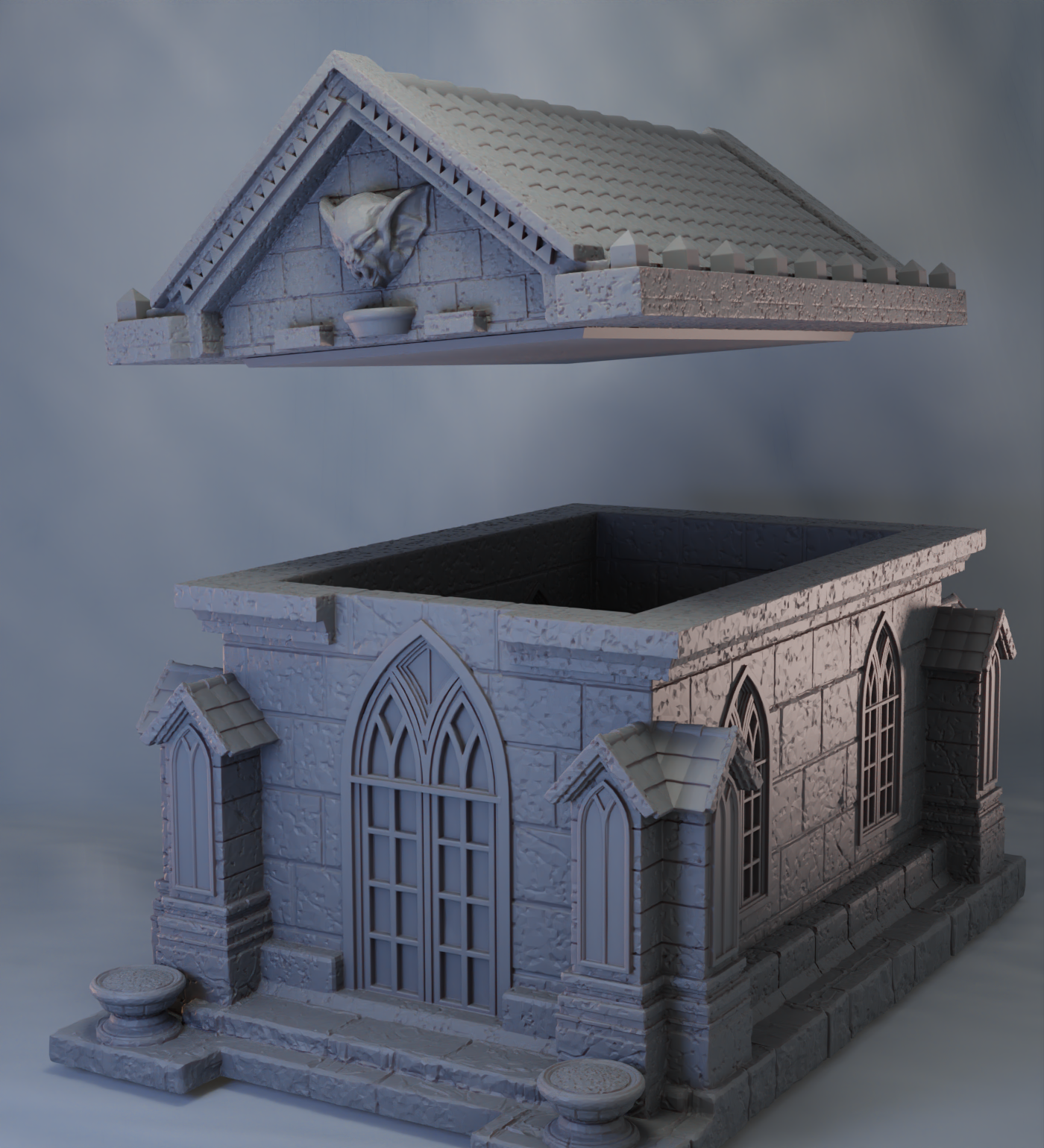 Mausoleum Miniatur | Terrain | 32mm | Dnd | Collective Studio