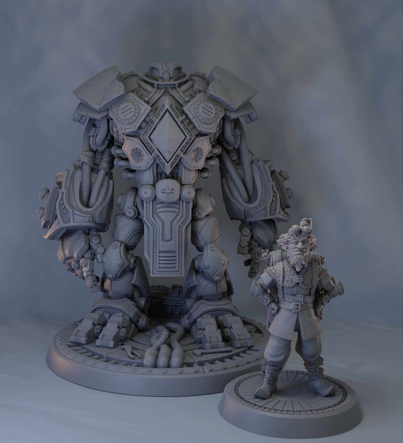 Gnome Artificer Defender Miniatur - Collective Studio